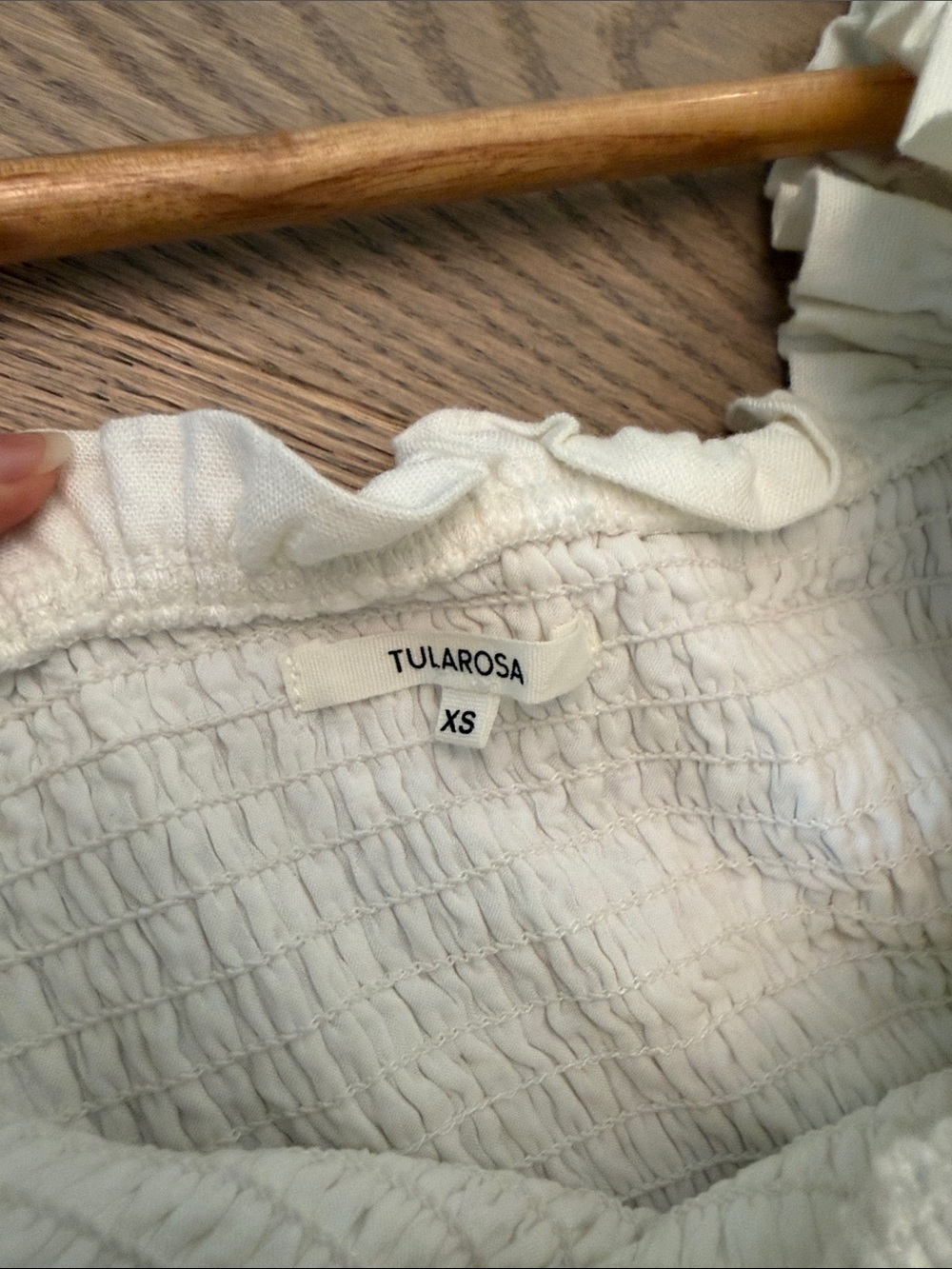 Tularosa White Mini Ruffle Sundress - Picture 6 of 9